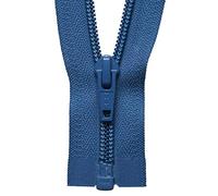YKK Cerniera lampo a spirale, n. 557, colore blu sasso, lunghezza 61 cm