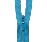 YKK Chiusura lampo nascosta, n. 370, turchese scuro, lunghezza 20 cm