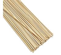 YKKJ 100 Pezzi Bastoncini di Legno Naturale Rotondo, Mestieri DIY, per Progetti Artigianali e Costruzione di Oggetti Bamboo (2mm*20cm)