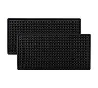 YKKJ 2 Pezzi Tappetino da Bar,Bar Service Mat,per bar, stoviglie per caffè, bar, cucina, ristoranti, banconi(30cm X 15cm X 1cm).