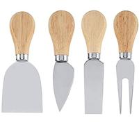YKKJ 4 Pezzi Coltelli da Formaggi in Acciaio inox,mini coltelli da formaggio,per insalata di formaggi da dessert.