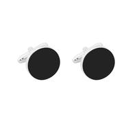 YKKJ Gemelli da Uomo,emelli alla Moda retrò 1 Paio Tuxedo Gemelli per Camicia da Uomo d'Affari Matrimonio o Come Regalo di Compleanno (Nero)