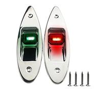 Yklhsocneg 1 paio di luci a LED luci di segnalazione bicolore luci di navigazione universali marine luci di navigazione forniture per barche