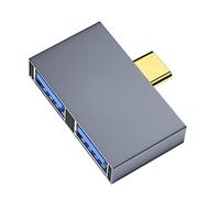 Yklhsocneg 1 PZ Tipo C Adattatore USB3.0 5Gbps HUB Tipo C a 2 USB3.0 HUB Connettore HUB Esterno Adattatore
