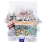 Yklhsocneg 1818PCS DIY Elettronica Componenti Kit Assortimento Resistenze LED Triodo Condensatori Diodi PCB Potenziometro Resistanc