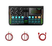 Yklhsocneg 1Set Computer Telefono Live Card Mixer Mixer Console Amplificatore Live Card