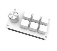Yklhsocneg 6 +1 Manopola Tastiera Personalizzata 6 Macro Programmazione Personalizzata OSU Gioco Mini Tastiera Meccanica