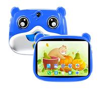 Yklhsocneg 7.1 Tablet PC Bambini 12GB + 512GB 1400X 3200 Android Smart Tablet PC Support Fingerprint Face Unlock Blu EU Plug