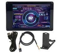 Yklhsocneg AIDA64 - Schermo secondario per computer con schermo LCD IPS da 3,5 pollici, 320 x 480 USB, adattatore scheda madre a 9 pin