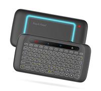 Yklhsocneg H20 2.4GHz Tastiera Fili Mini Tastiera Touchpad Tastiera Retroilluminazione Air Mouse Touchpad Tastiera di Ricambio per Android Tv Box