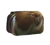 YKLJG I Love Alpacas - Astuccio portapenne con 2 scomparti con cerniera, grande capacità, per scuola, viaggi e ufficio, Cobaye, Taglia unica, Zaino per la scuola