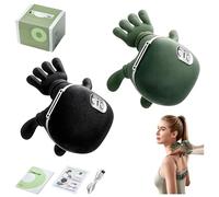 YKLWORLD Massaggiatore wireless riscaldato per collo e spalle, massaggiatore Shiatsu 4D per la schiena con calore, massaggio bionico indossabile a mani libere, per alleviare il dolore cervicale