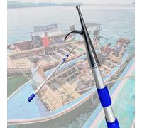 YKMYXZ, 1 2 3 Pezzi di aste di Spinta Portatili for Barche Piatte, Asta di prolunga Commerciale for Uso Domestico con Ganci in Acciaio Inossidabile(1 PCS,1.2 m 3.0 m/4 ft 9.8 ft)