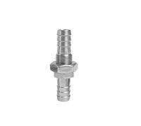 YKMYXZ， 1 pz 2 mm 3 mm 4 mm 6 mm 8 mm 10 mm 12 mm 14 mm 16 mm 19 mm 20 mm 25 mm 32 mm raccordo for tubo in acciaio inossidabile 304(Barb 2.5mm)