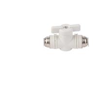 YKMYXZ， 1 pz Raccordi pneumatici Connettore for tubi Raccordo a sgancio rapido aria 4 mm 6 mm 8 mm 10 mm 12 mm Connettori PU PE PV PY HVFF BUC(Buc White,6MM)