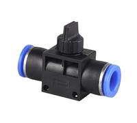 YKMYXZ， 1 pz Raccordi pneumatici Connettore for tubi Raccordo a sgancio rapido aria 4 mm 6 mm 8 mm 10 mm 12 mm Connettori PU PE PV PY HVFF BUC(Hvff,10MM)