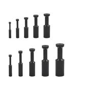 YKMYXZ， 1 pz Raccordi pneumatici Connettore for tubi Raccordo a sgancio rapido aria 4 mm 6 mm 8 mm 10 mm 12 mm Connettori PU PE PV PY HVFF BUC(Pp Black,10MM)