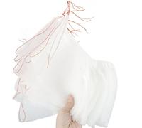YKMYXZ, 100 Pezzi di Sacchetti di Protezione for Frutta e Verdura, for Sacchetti di Protezione for Piante, con Coulisse, in Nylon e Rete, for Uso agricolo(15x10cm)