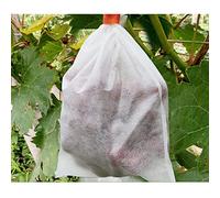 YKMYXZ, 100 Sacchetti con Coulisse for Proteggere Piante da Giardino e Frutta, in Rete di plastica for Piante da Giardino(20cmx25cm)