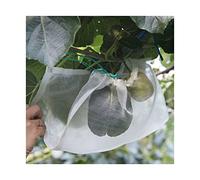 YKMYXZ, 100 Sacchetti di Nylon for la Coltivazione in Rete da 20×30 cm, Leggeri, con Coulisse, for Proteggere Frutta e Piante.