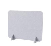 YKMYXZ, 30x40 cm, divisorio acustico autoportante for scrivania, schermo in feltro acustico che riduce il rumore e le distrazioni visive for aule e uffici(Light Gray)