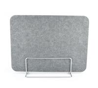 YKMYXZ, 4 pannelli acustici autoportanti for la privacy, divisorio in feltro for scrivania, divisori insonorizzati e antirumore for aule scolastiche(Grey,30 * 60cm with bracket)