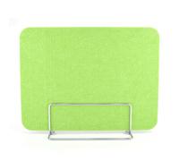 YKMYXZ, 4 pannelli acustici autoportanti for la privacy, divisorio in feltro for scrivania, divisori insonorizzati e antirumore for aule scolastiche(Fruit Green,30 * 50cm with bracket)