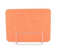 YKMYXZ, 4 pannelli acustici autoportanti for la privacy, divisorio in feltro for scrivania, divisori insonorizzati e antirumore for aule scolastiche(Orange,30 * 40cm with bracket)