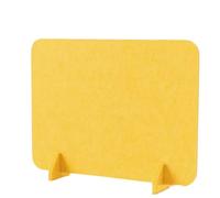 YKMYXZ, 4 pannelli divisori in feltro for protezione acustica da scrivania, for aule, biblioteche e tavoli da sala(Yellow,40x60cm)