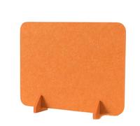 YKMYXZ, 4 pannelli divisori in feltro for protezione acustica da scrivania, for aule, biblioteche e tavoli da sala(Orange,30x40cm)