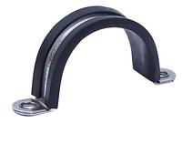 YKMYXZ, 4 pezzi di fascette a U rivestite in gomma in acciaio inossidabile 304 for montaggio su cavi e tubi flessibili(22mm)