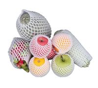 YKMYXZ, 50 Pezzi di Tasca in Rete di Schiuma, for Protezione Antiurto, Trasporto, imballaggio, Verdura, Frutta, Borsa a Rete Spessa(12X6CM)
