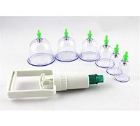 YKMYXZ， ® 6 Coppette Set di Coppettazione Corporee for la Cura Personale Tradizionale Cinese con Magneti for Massaggio e Terapia con Agopressione