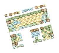 YKMYXZ, Animal Keycap 120 tasti Set di tasti sublimati a caldo for tastiere meccaniche Interruttori Tasti di ricambio(Green Panda)