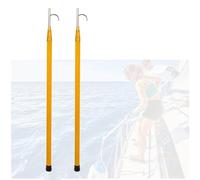 YKMYXZ, Apparecchiatura di salvataggio di estensione marina, asta telescopica in fibra di vetro con ganci in acciaio inox, ganci per barche di attracco. (confezione da 2,1,43 6,5 M/4,6 21,3 ft)
