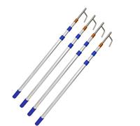 YKMYXZ, Aste di prolunga Versatili, compatte e Resistenti for Camion, Camper, Garage, Attrezzature nautiche (400 cm)(4 Pack,(6.6ft) 200cm)