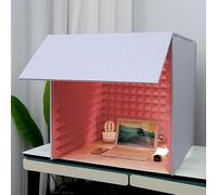 YKMYXZ， Attrezzatura di registrazione portatile for cabina vocale, for audio di qualità da studio di registrazione(Red)