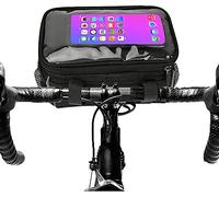 YKMYXZ Borsa Anteriore for Bicicletta ad Alta capacità, Borsa Anteriore for Auto a noleggio, Borsa for Mountain Bike, Borsa Anteriore for Bici Pieghevole, Borsa da Manubrio con Touchscreen