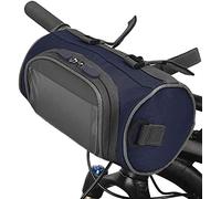 YKMYXZ Borsa Anteriore for Bicicletta, Borsa Anteriore di Grande capacità con Touchscreen, Attrezzatura da Equitazione Antipioggia(Dark Blue)
