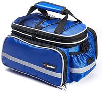 YKMYXZ Borsa da Bicicletta con Portapacchi Posteriore for Mountain Bike, Borsa da Sella Posteriore for Mountain Bike, Borsa da Ciclismo Sportiva(Blue)