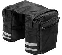YKMYXZ Borsa da Bicicletta con Portapacchi Posteriore for Mountain Bike, Borsa da Sella Posteriore for Mountain Bike, Borsa da Ciclismo Sportiva(Black)