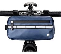 YKMYXZ Borsa da Manubrio for Bicicletta, Borsa Multifunzionale for Manubrio Anteriore della Bicicletta, Borsa da Ciclismo su Strada for Il Tempo Libero, Marsupio, Borsa a Tracolla sul Petto(Blue)