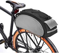 YKMYXZ Borsa for Bicicletta, Borsa Multifunzionale for Bicicletta, Borsa da Sella for Mountain Bike, Borsa Multifunzionale for Bicicletta, Camel Bag 13L(Black)