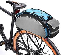 YKMYXZ Borsa for Bicicletta, Borsa Multifunzionale for Bicicletta, Borsa da Sella for Mountain Bike, Borsa Multifunzionale for Bicicletta, Camel Bag 13L(Light Blue)