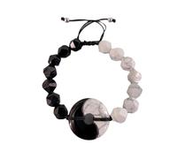 YKMYXZ, Bracciale Taiji Bagua Two-Yi Bracciale in pietra naturale per uomo