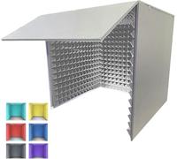 YKMYXZ， Cabina di isolamento acustico, cabina di isolamento for microfono, schermo isolante for home studio, registrazione musicale, podcasting, trattamenti acustici(Gris)