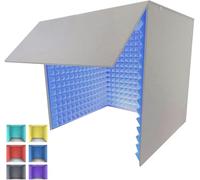 YKMYXZ， Cabina di isolamento acustico, cabina di isolamento for microfono, schermo isolante for home studio, registrazione musicale, podcasting, trattamenti acustici(Blue)