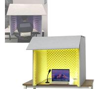 YKMYXZ, Cabina insonorizzata, cabina di registrazione portatile, schermo isolante semplice, schermo isolante for microfono(Yellow)