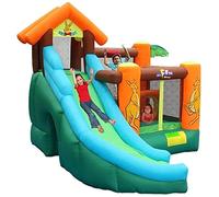 YKMYXZ, Casa di rimbalzo gonfiabile for cuccioli con scivolo Castello gonfiabile durevole cucito con castello gonfiabile in materiale extra spesso