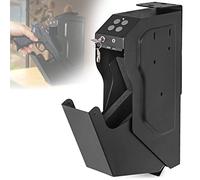 YKMYXZ, Cassaforte con codice segreto, dispositivo di sicurezza for armi da fuoco, serratura di sicurezza ad accesso rapido, cassaforte con chiave, porta pistola sotto la scrivania